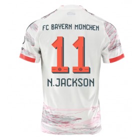 Pánské fotbalový oblečení Bayern Munich Nicolas Jackson #11 Venkovní košile 2025-26 Krátkým Rukávem